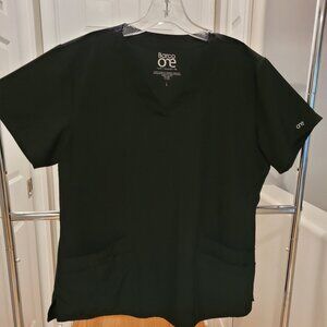 Barco one Black Scrub top.  Women's large